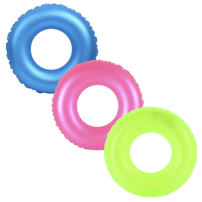 Colac Gonflabil 4D, 70 cm, Design Neon Intens, Ideal pentru Piscină și Mare