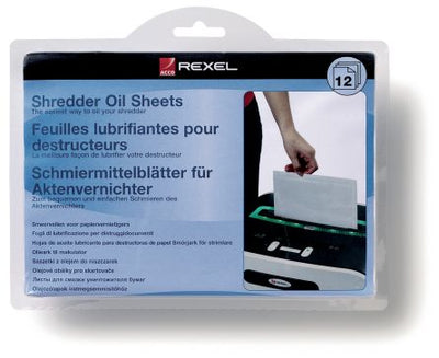 Coli impregnate cu ulei pentru distrugator documente 12/set REXEL