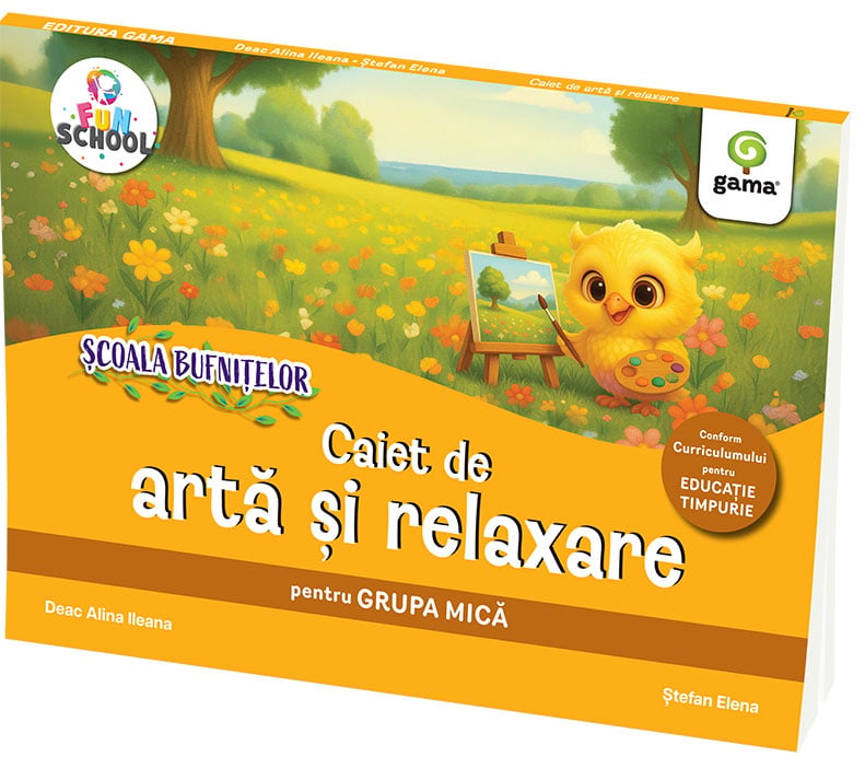 Caiet de arta si relaxare pentru grupa mica