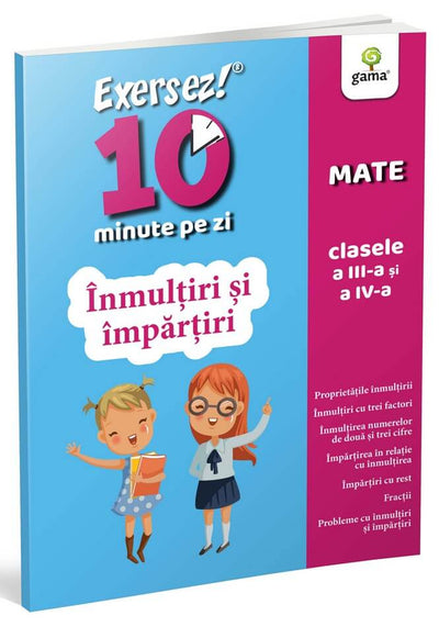 Inmultiri si impartiri  clasele III-IV