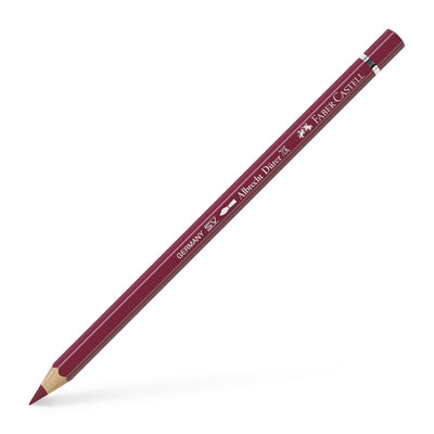 Creion colorat acuarelabil profesional Albrecht Dürer Faber-Castell în nuanța pământie Cărămiziu Ars 193, cu mină groasă de 3.8 mm și pigmenți superiori perfect solubili în apă