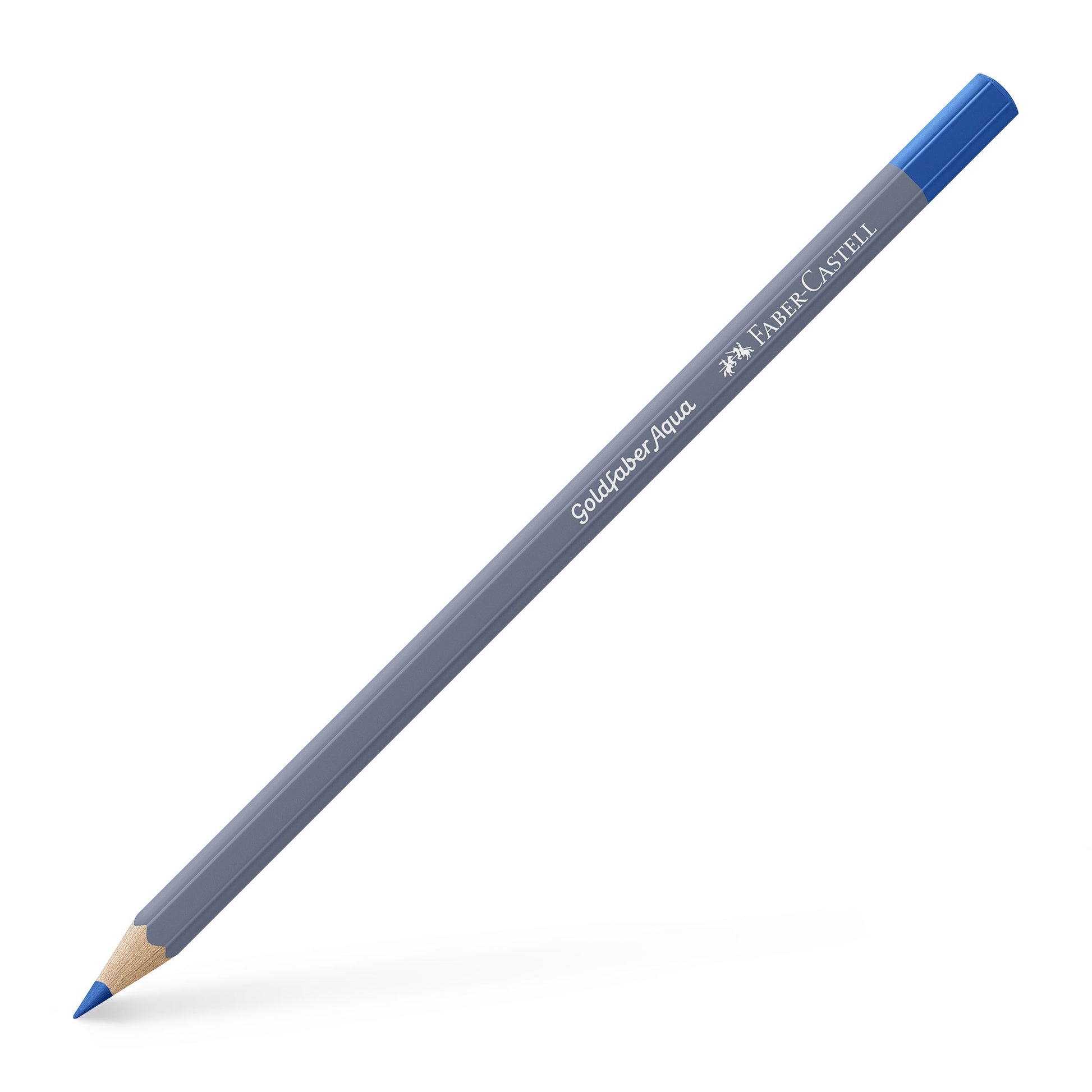 Creion colorat acuarelabil Goldfaber Faber-Castell în nuanța vibrantă Turcoaz Albăstrui 149, cu mină de 3.3 mm, perfect pentru peisaje marine și tehnici de acuarelă