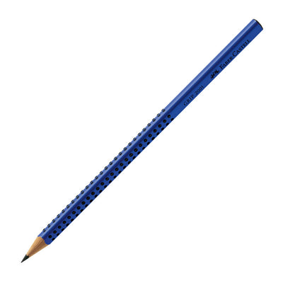 Creion grafit ergonomic Faber-Castell Grip 2001 duritate B, culoarea albastru, cu zonă anti-alunecare
