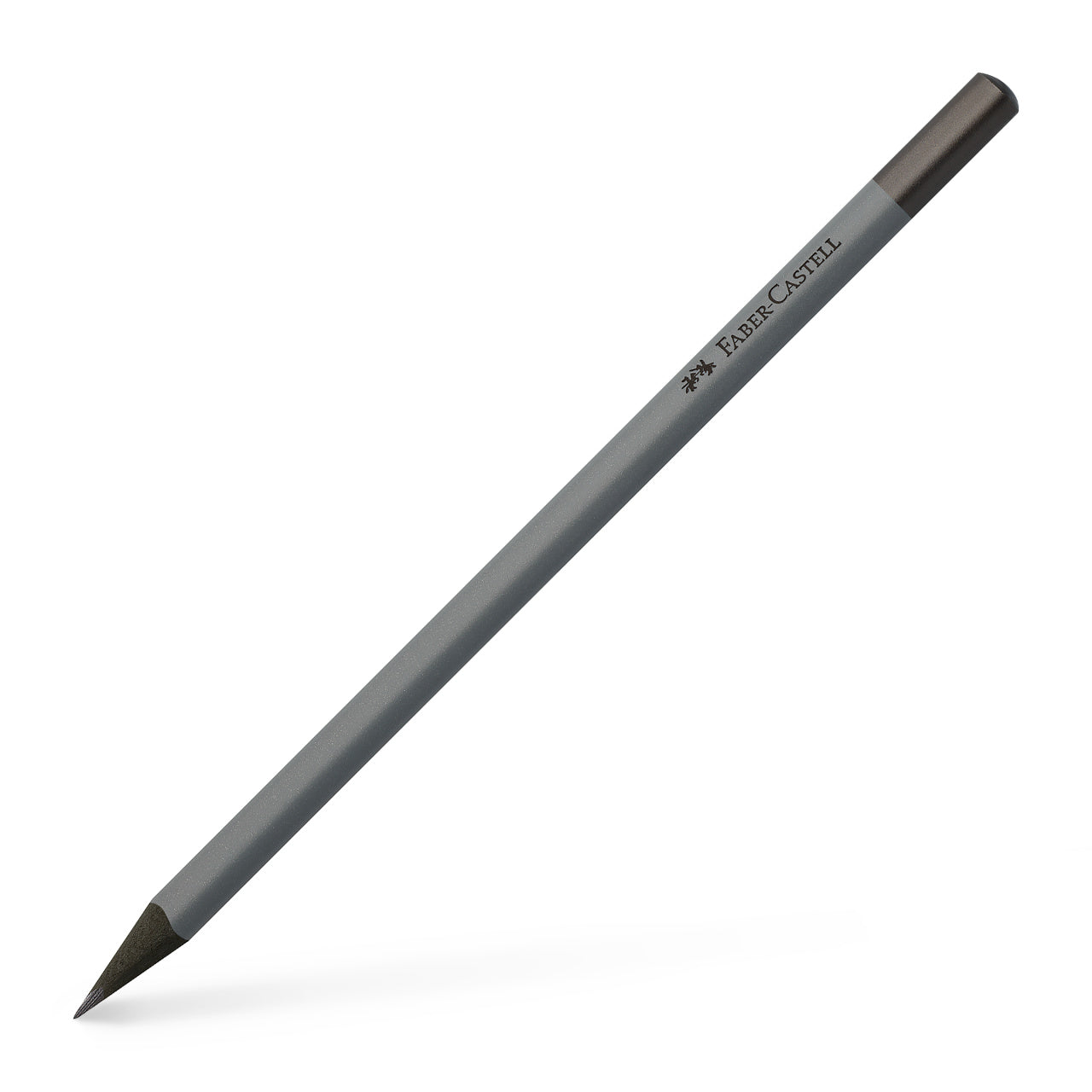 Creion grafit Faber-Castell Urban culoare gri piatră cu finisaj mat și formă ergonomică