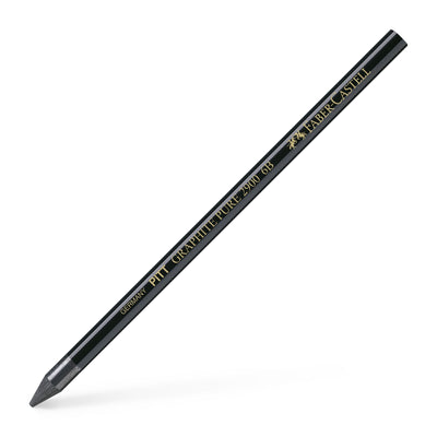 Creion grafit fără lemn Faber-Castell Pitt Monochrome duritate 6B, ideal pentru desen artistic și umbrire