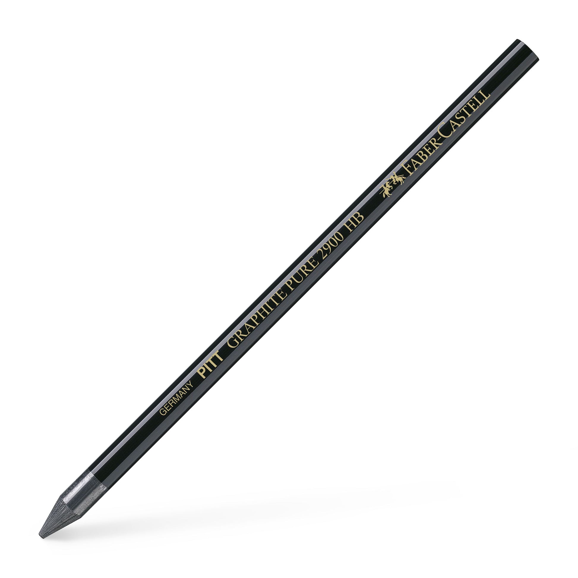 Creion grafit fără lemn Faber-Castell Pitt Monochrome duritate HB, ideal pentru schițe și desen artistic