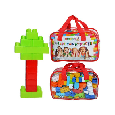 Cuburi constructii in gentuta, 160 piese/285g - ROBENTOYS