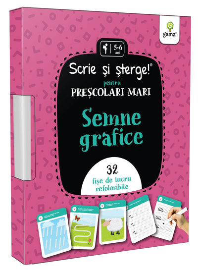 Semne grafice  pentru prescolari mari