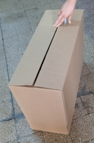 Cutie clasica din carton natur  800x300x400mm