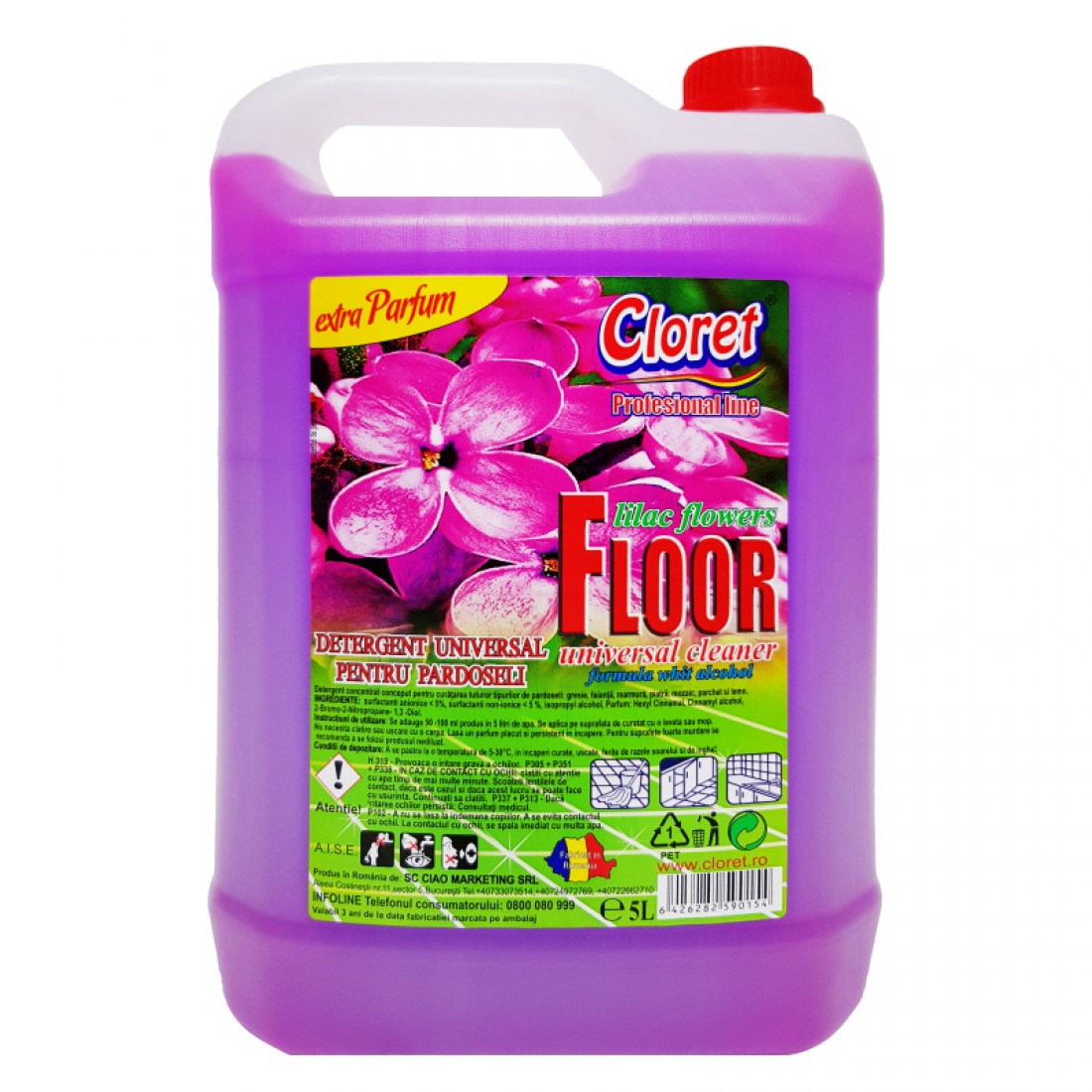 Detergent suprafete ceramice Cloret 5l