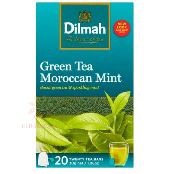 Dilmah Moroccan Mint Ceai verde portionat cu menta (20buc)