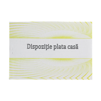 Dispozitie plata casierie A6 fata-verso