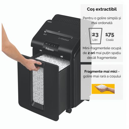 Distrugator documente automat AUTOMAX 100M CROSS-CUT FELLOWES