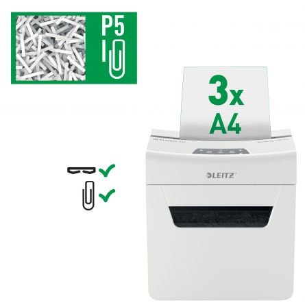 Distrugator documente IQ PROTECT 3M MICRO-CUT 3 COLI P5 LEITZ