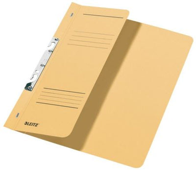 Dosar din carton reciclat format A4, cu copertă frontală 1/2 și sistem de extracție rapidă pentru biblioraft, certificat Blue Angel