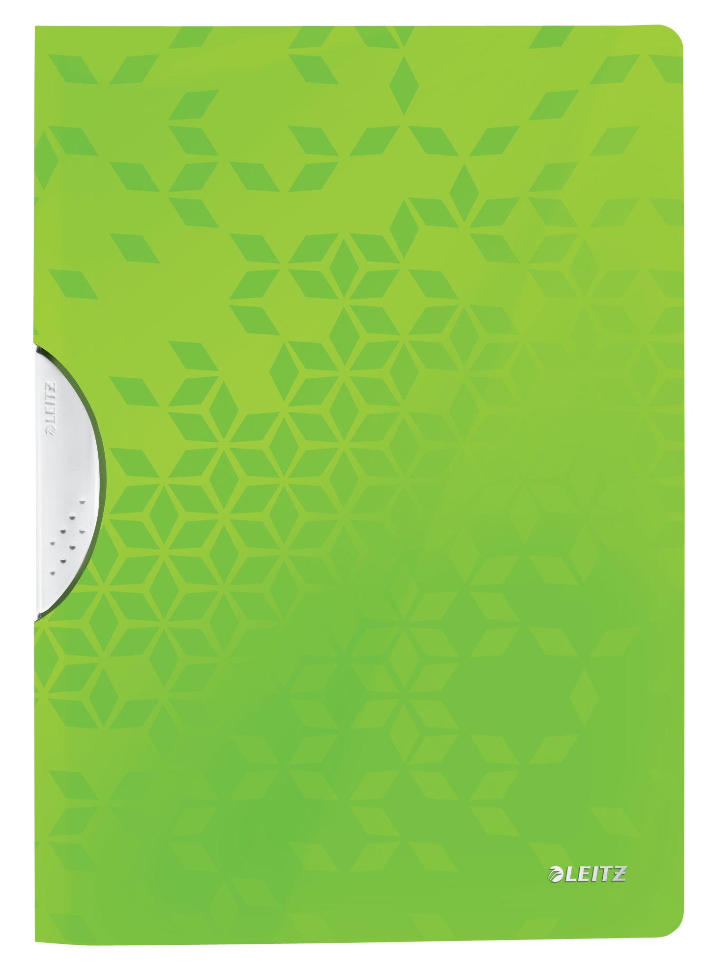 Dosar cu clip Leitz ColorClip WOW verde, design modern dual-color, ideal pentru prezentarea profesională și transportul documentelor A4.