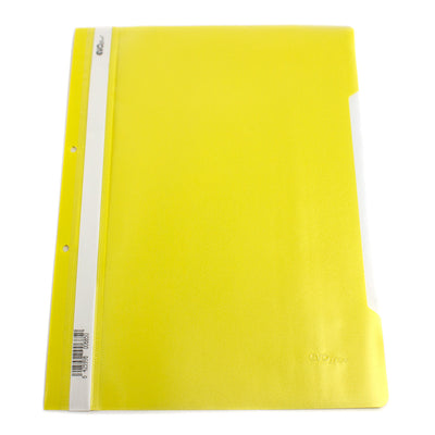 Dosar din plastic cu sina si 2 perforatii  EVOffice galben