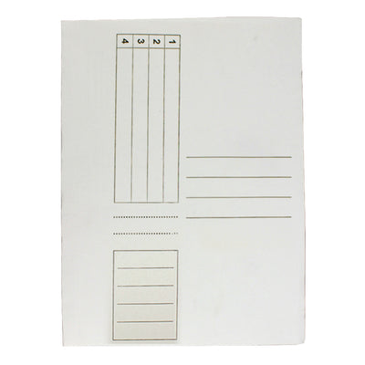 Dosar plic din carton alb EVOFFICE, format A4, gramaj 230g/mp, prevăzut cu clapete interioare, ideal pentru arhivarea și organizarea documentelor