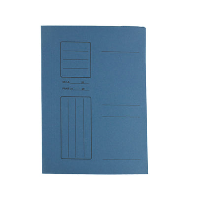 Dosar plic din carton duplex color WILLGO, format A4, culoare albastră, gramaj 250g/mp, ideal pentru organizarea și arhivarea documentelor de birou.