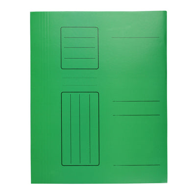 Dosar simplu din carton color WILLGO, format A4, culoare verde, gramaj 250g/mp, ideal pentru organizarea și arhivarea documentelor la birou