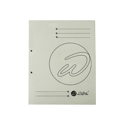 Dosar cu sină lungă de 16 cm, din carton alb WILLGO, format A4, gramaj 300g/mp, ideal pentru arhivarea profesională a documentelor voluminoase.