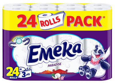 Hartie igienica Emeka 3 straturi 24 role