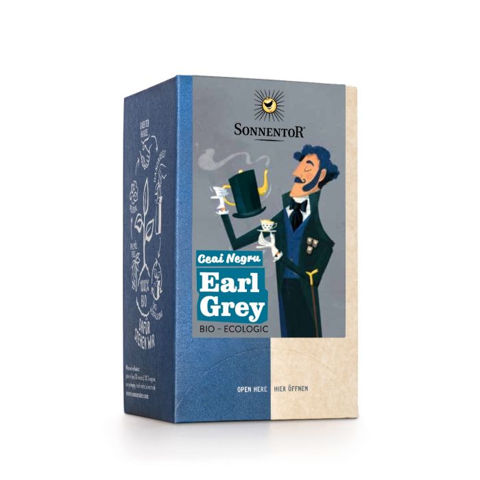 Ceai Negru Bio-ecologic Sonnentor Earl Grey 18plicx1,5gr