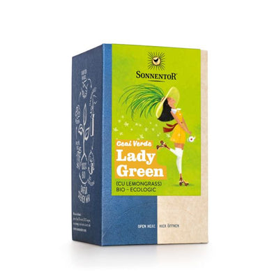 Ceai Verde Bio-ecologic Sonnetor Lady Green (cu Lemongrass) 18plicx1,5gr