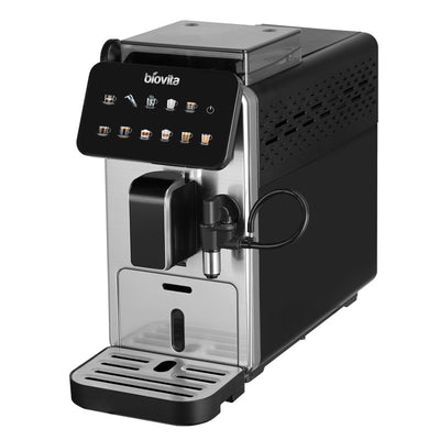 Espressor automat, BIOVITA OPTIMA, râșniță încorporată, spumare automată, 10 programe, 15 Bari