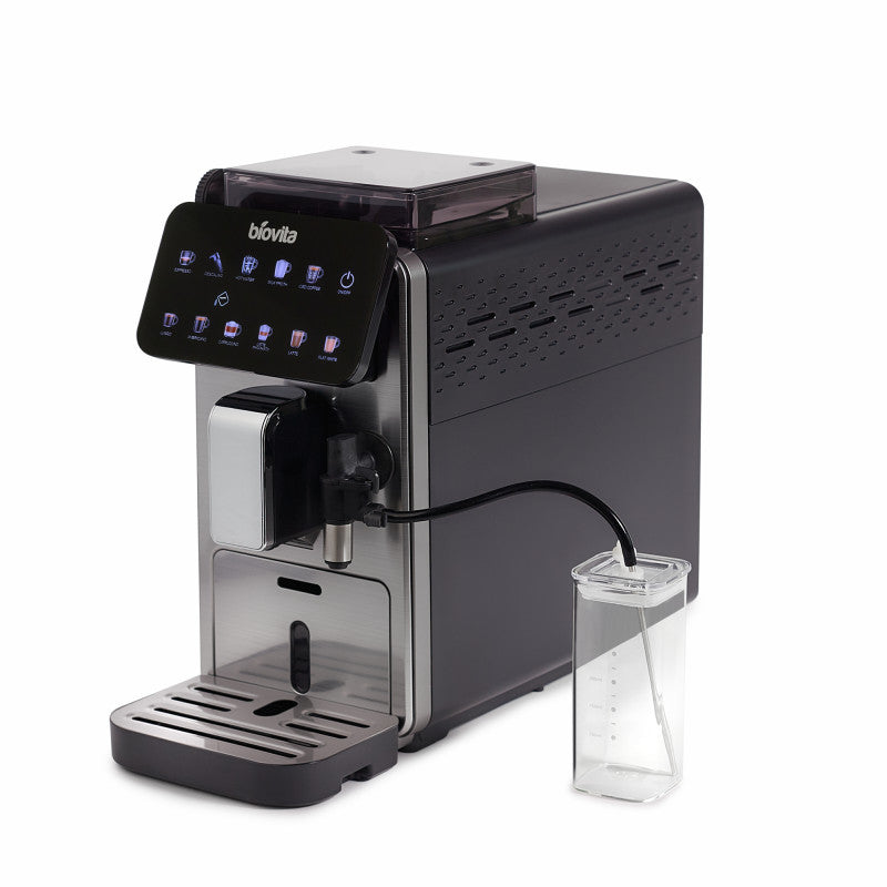Espressor automat, BIOVITA OPTIMA, râșniță încorporată, spumare automată, 10 programe, 15 Bari