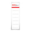 Etichete albe pentru biblioraft 50mm , 10/set EVOffice