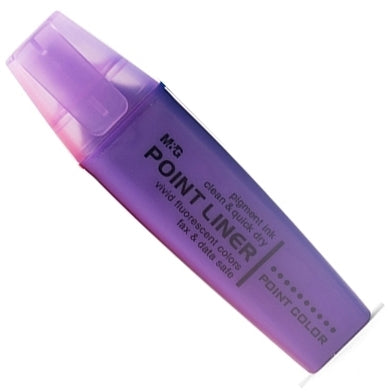 Evidentiator violet parfumat M&G varf tesit 2-5mm rezistenta 72h fara capac cerneala non-toxica uscare rapida