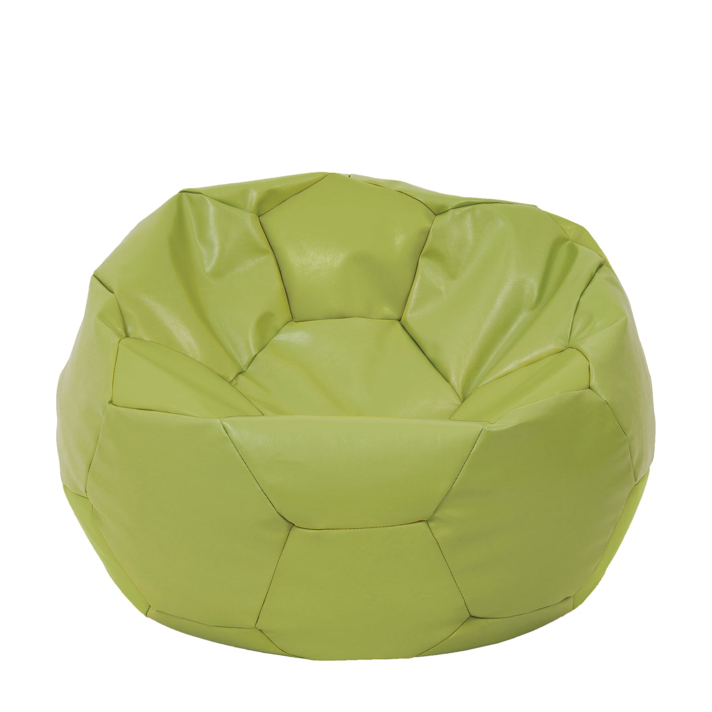 Fotoliu puf Extra Ball - imitatie piele - verde