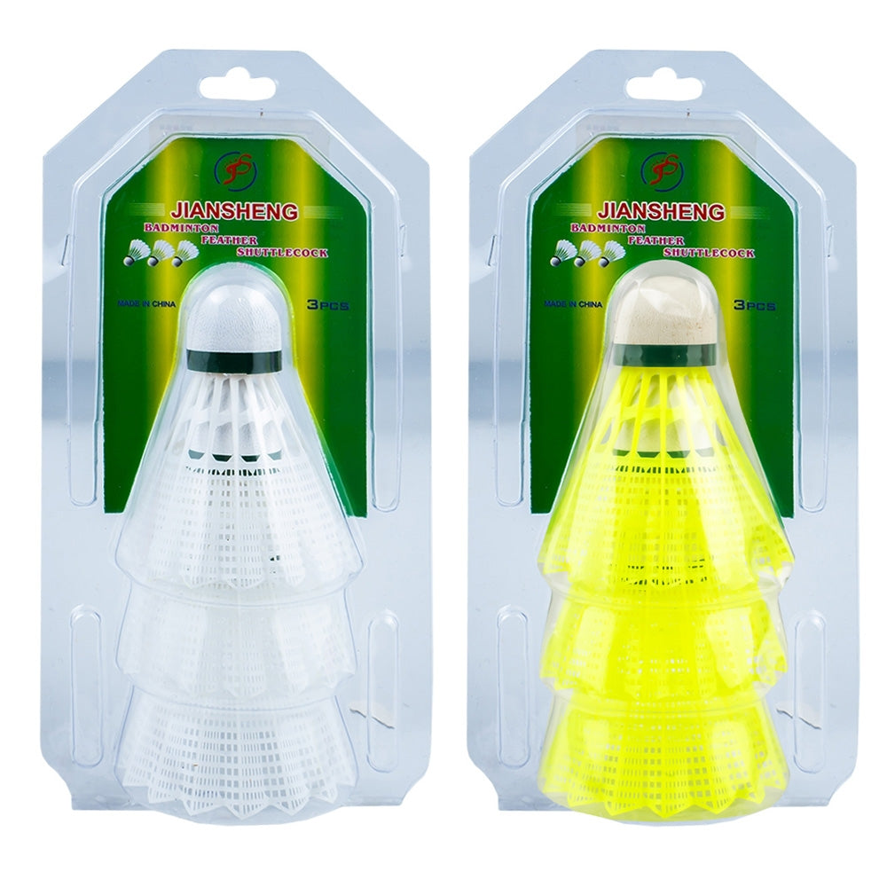 Fluturasi badminton din plastic, 3 buc/set