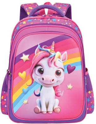 Ghiozdan S-Cool 3D ergonomic motiv Unicorn