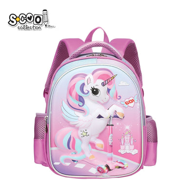 Ghiozdan gradinita 3D UNICORN, 25x17x31 cm - S-COOL