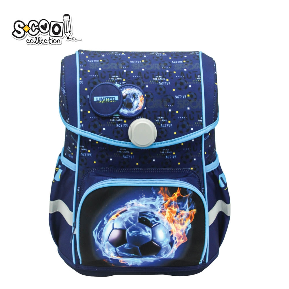 Ghiozdan anatomic premium S-COOL Limited Edition 42 cm greutate 0.9kg buzunar termoizolant sistem reglare inaltime pe sina inchidere magnetica si baza EVA