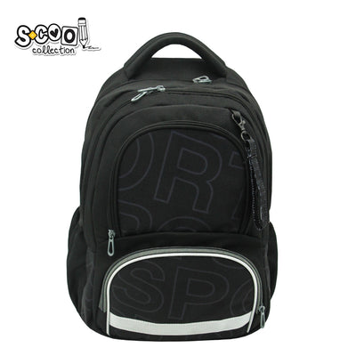 Ghiozdan ergonomic, compartiment laptop, SPORTS, 42x31x16 cm - S-COOL