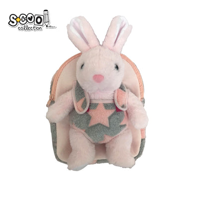 Ghiozdan gradinita BABY ANIMALS, SWEET BUNNY, 23x8x28 cm - S-COOL