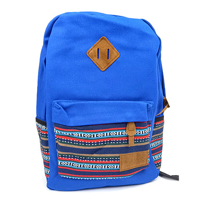Ghiozdan student Willgo albastru 40 cm recomandat incepand cu clasa a V-a cu compartimente cu fermoar si barete reglabile pentru gimnaziu si liceu