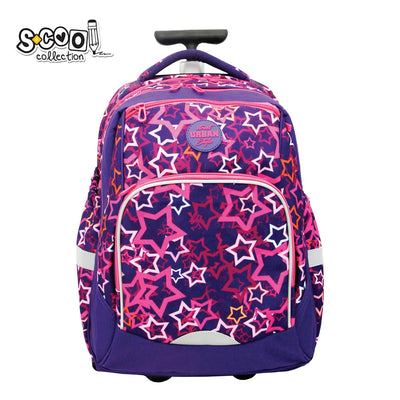 Ghiozdan trolley URBAN, STARS, 46x34x20 cm - S-COOL