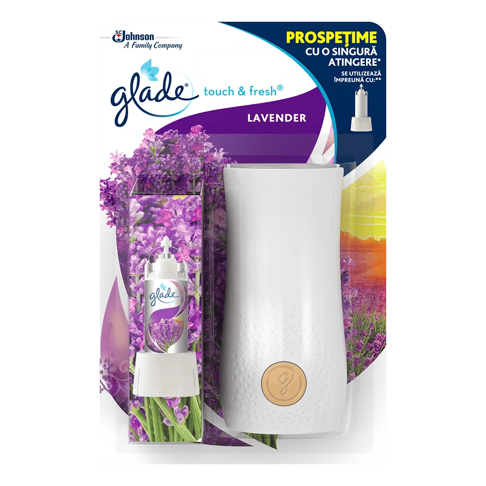 Odorizant camera microspray Glade cu rezerva 10ml