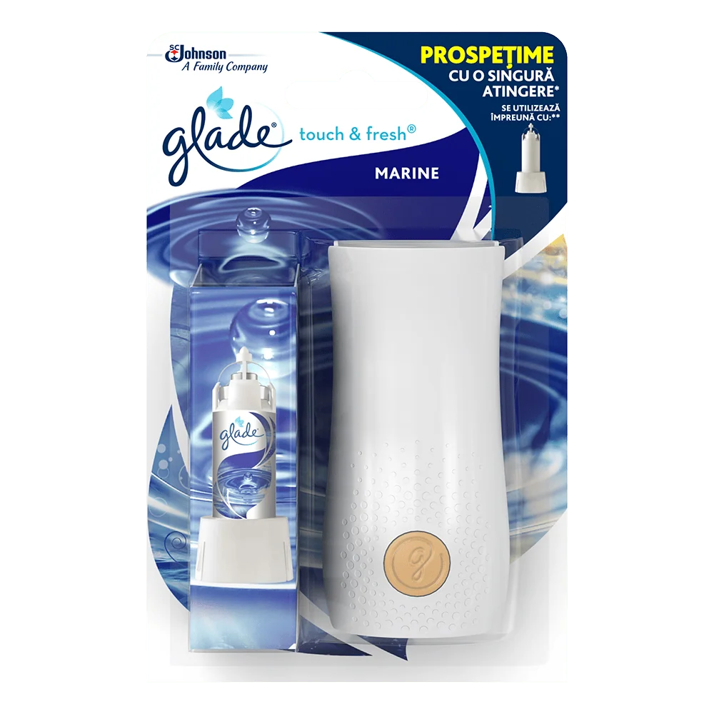 Odorizant camera microspray Glade cu rezerva 10ml