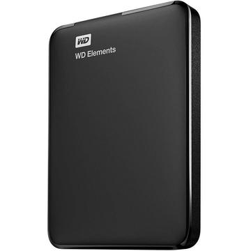 Hard disk extern Western Digital External HDD WD Elements Portable 2.5 inci, 1TB, USB3, negru