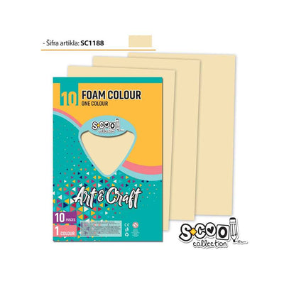 Hartie buretata, bej, 10buc/set, 20x30 cm - S-COOL