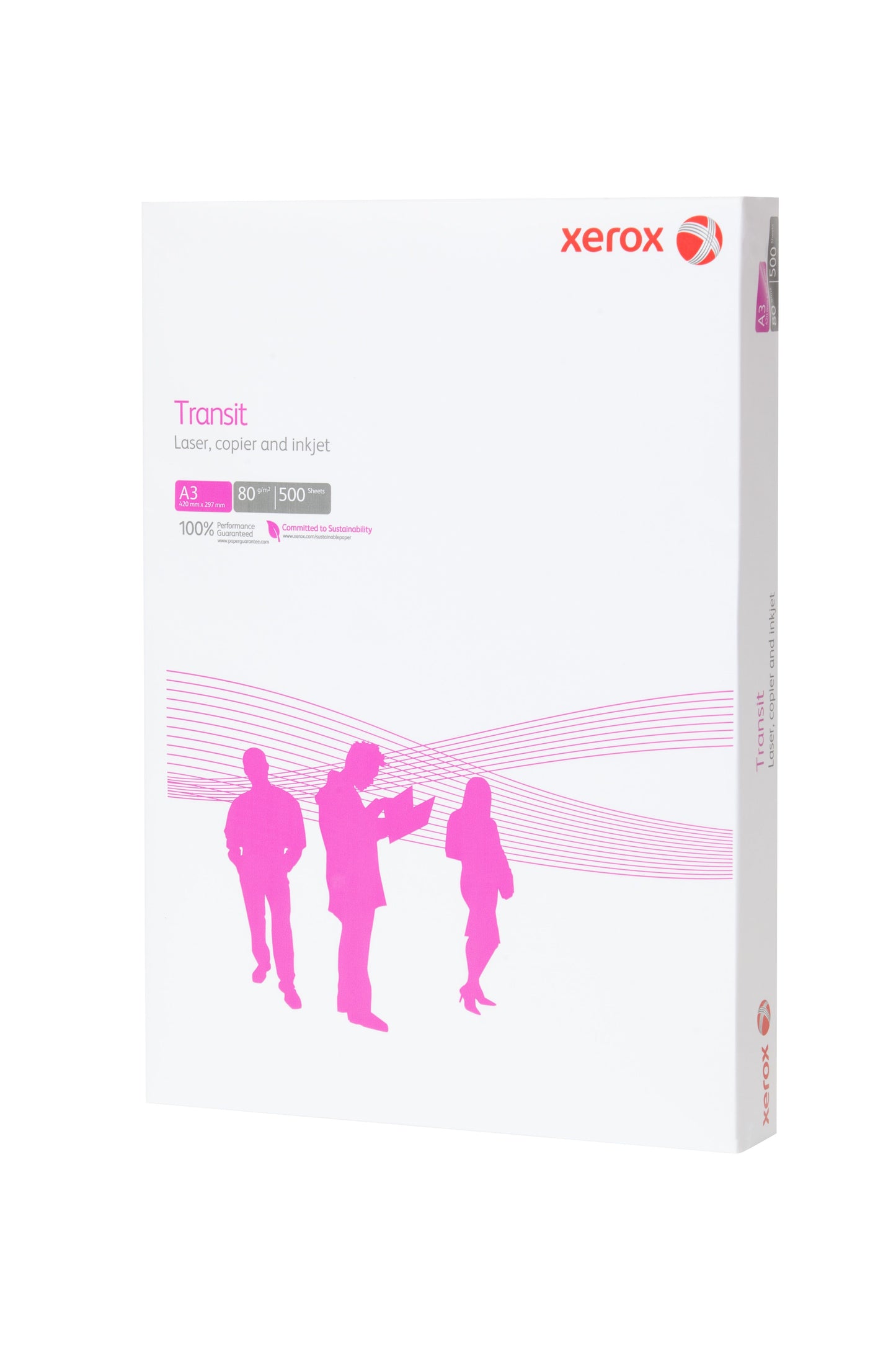 Hartie copiator A3, 80g/mp 500 coli/top, XEROX Transit