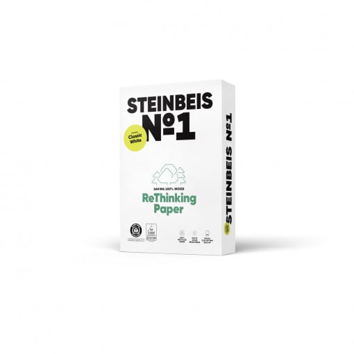 Hartie copiator reciclata A4, 80g/mp, 500coli/top, STEINBES No.1