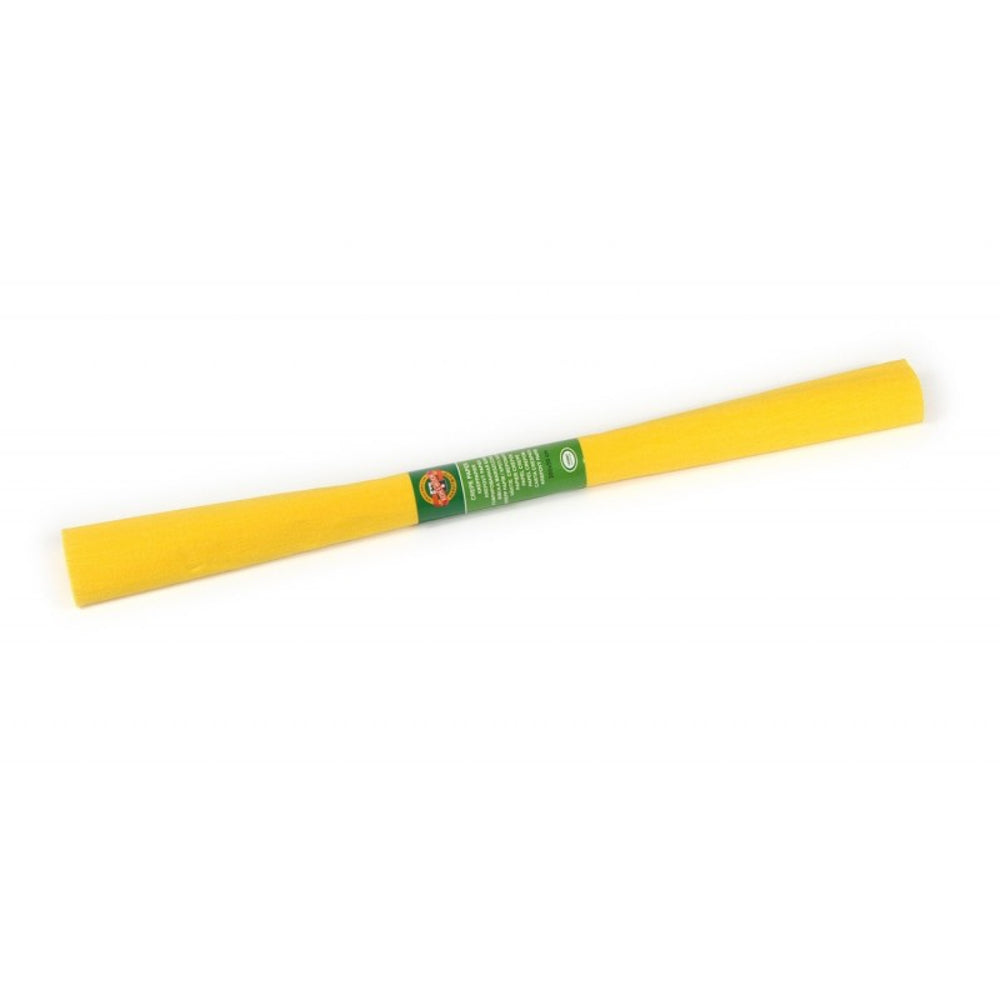 Hartie creponata, 200x50cm, Galben Intens, 10/set - Koh-I-Noor