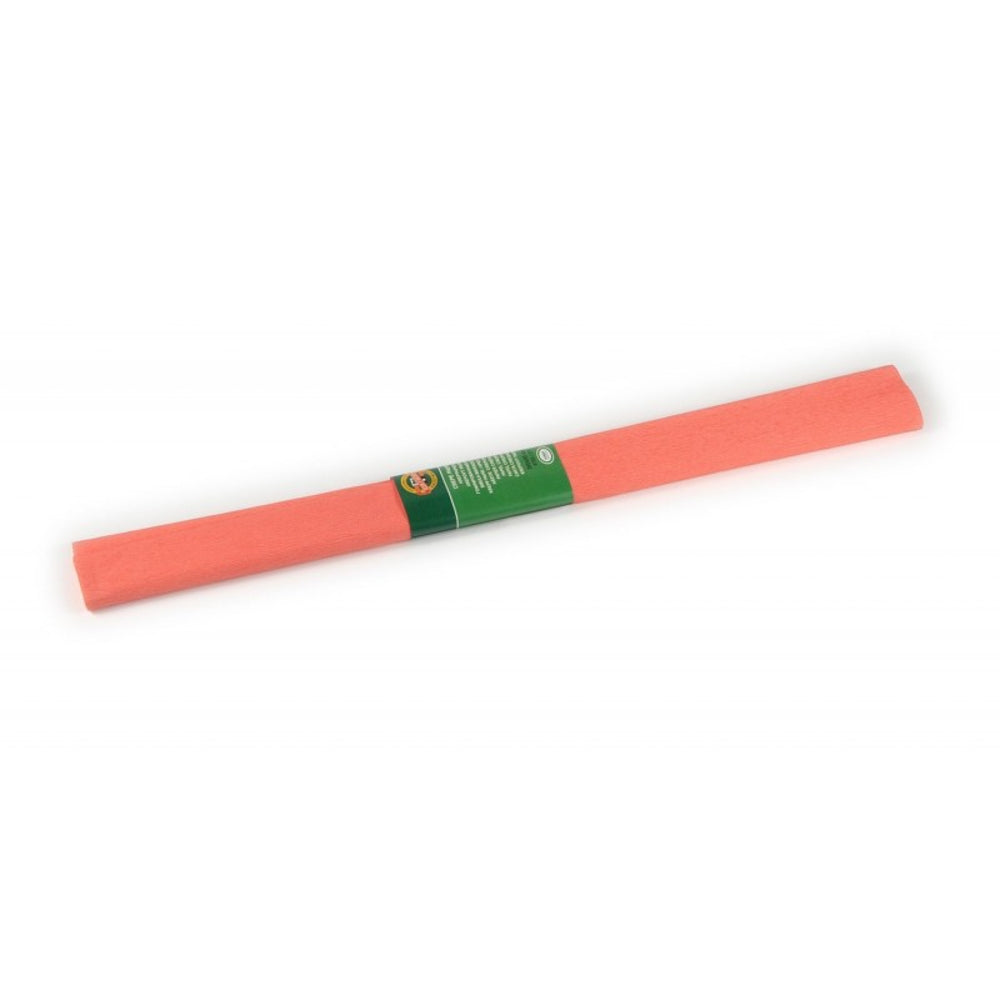 Hartie creponata, 200x50cm, Rosu Somon, 10 buc/set - Koh-I-Noor