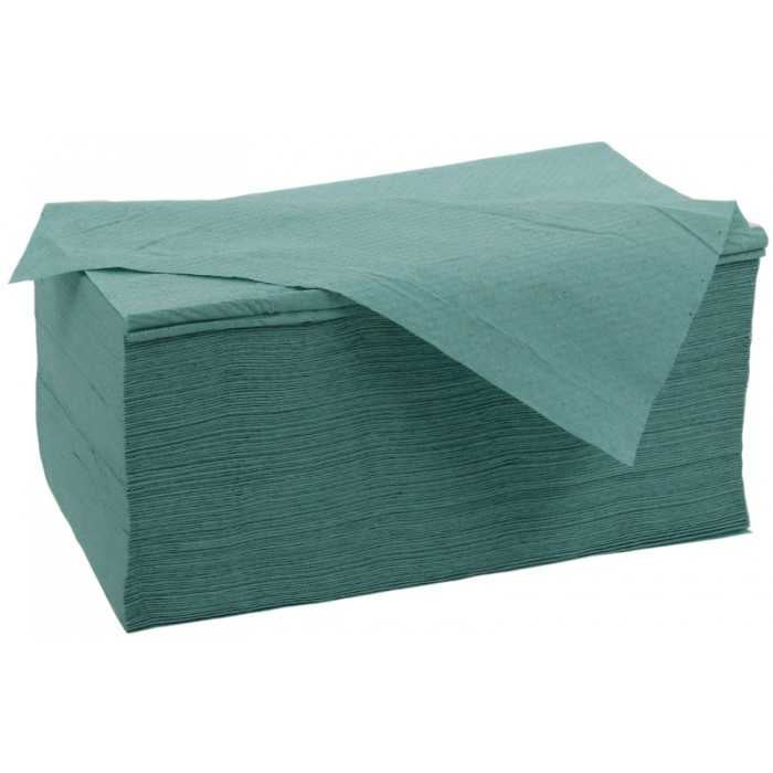 Prosop hartie pliata verde V 200/set
